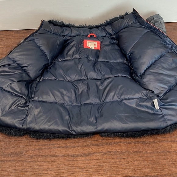 Crewcuts Girls Navy Down Jacket Size 6/7 - Picture 7 of 7